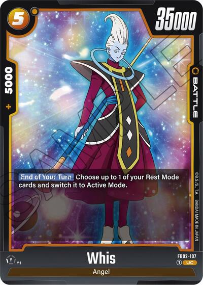 Whis FB02-107 (Blazing Aura) Near Mint