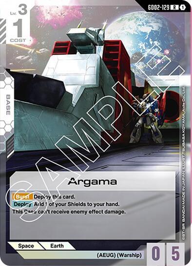 Argama (Dual Impact) Near Mint Holofoil