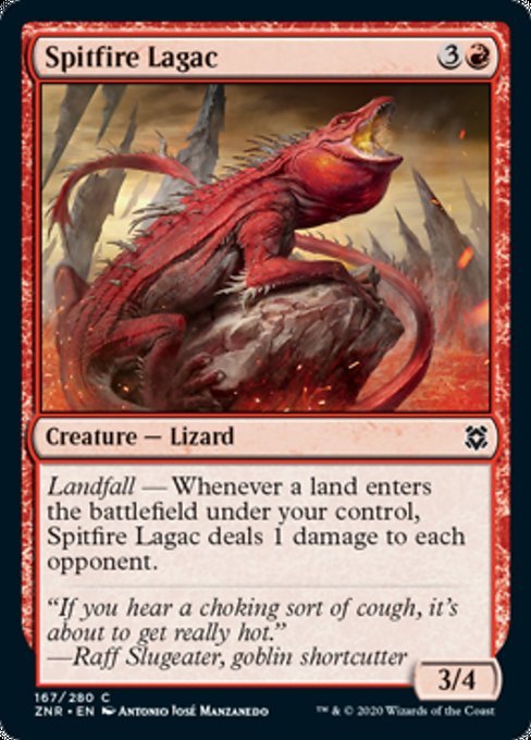 Spitfire Lagac (Zendikar Rising) Near Mint - Nick Nack's Full Frontal Attack