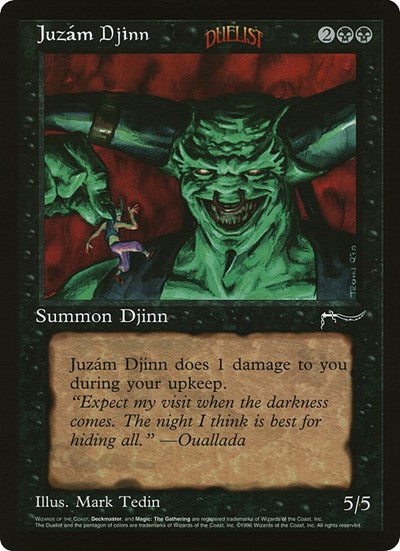 Juzam Djinn (Arena League) (Oversize Cards) Near Mint