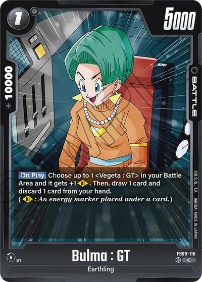 Bulma : GT (Dual Evolution) Near Mint - Nick Nack's Full Frontal Attack