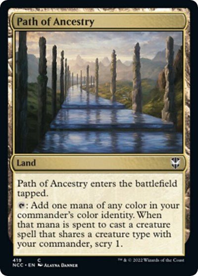 Path of Ancestry (Commander: Streets of New Capenna) Near Mint - Nick Nack's Full Frontal Attack