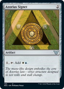 Azorius Signet (Commander: Kamigawa: Neon Dynasty) Near Mint - Nick Nack's Full Frontal Attack