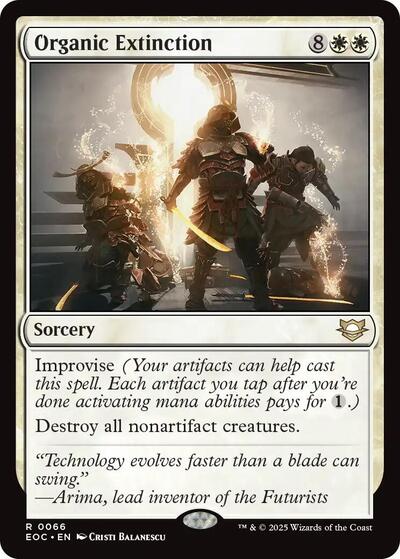Organic Extinction (Commander: Edge of Eternities) Near Mint - Nick Nack's Full Frontal Attack