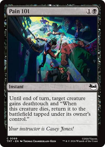 Pain 101 (Teenage Mutant Ninja Turtles) Near Mint Foil