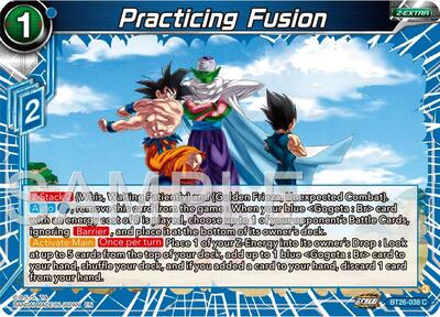 Practicing Fusion (Ultimate Advent) Near Mint - Nick Nack's Full Frontal Attack