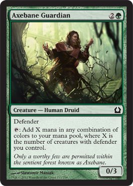 Axebane Guardian (Return to Ravnica) Near Mint - Nick Nack's Full Frontal Attack
