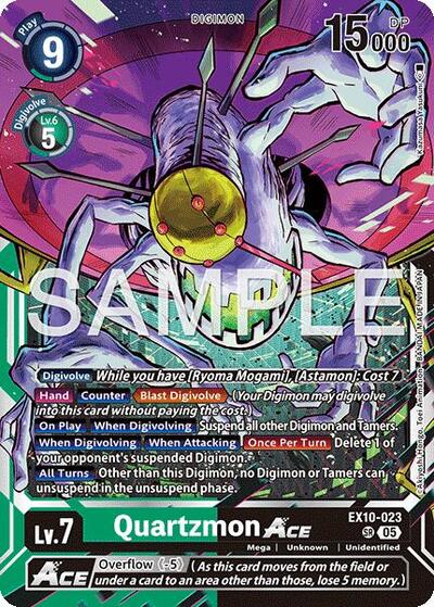 Quartzmon ACE (Sinister Order) Near Mint Foil - Nick Nack's Full Frontal Attack