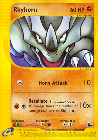 Rhyhorn (Skyridge) Light Play