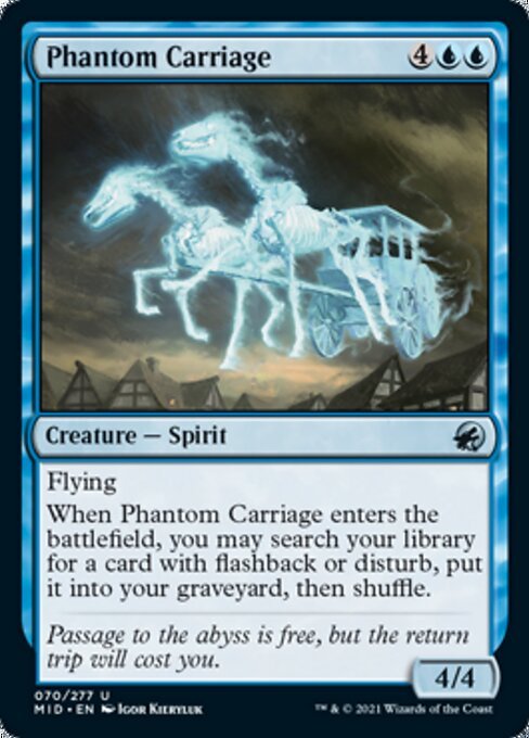Phantom Carriage (Innistrad: Midnight Hunt) Near Mint - Nick Nack's Full Frontal Attack