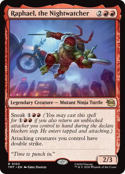 Raphael, the Nightwatcher (Teenage Mutant Ninja Turtles) Near Mint - Nick Nack's Full Frontal Attack