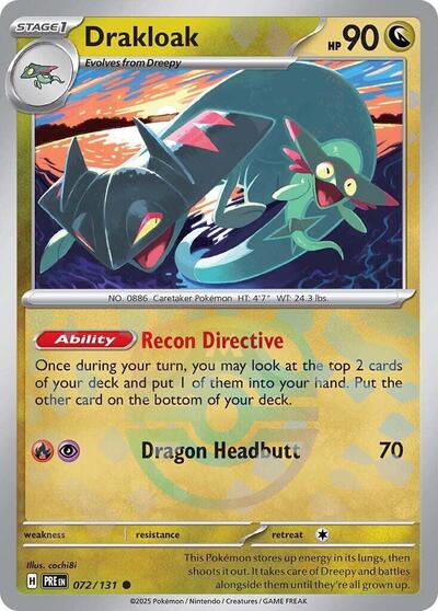 Drakloak (Master Ball Pattern) (SV: Prismatic Evolutions) Near Mint Holofoil