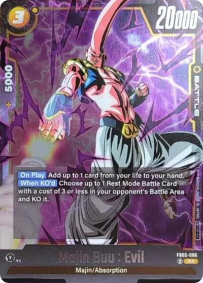 Majin Buu : Evil (Tournament Pack 06) (Tournament and Championship Promos) Near Mint Holofoil - Nick Nack's Full Frontal Attack