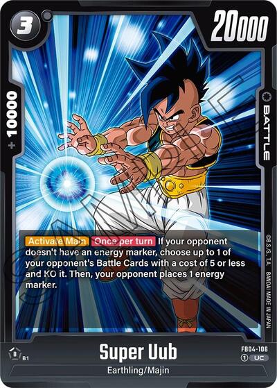 Super Uub (Ultra Limit) Near Mint