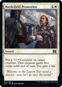 Battlefield Promotion (Double Masters 2022) Near Mint Foil - Nick Nack's Full Frontal Attack