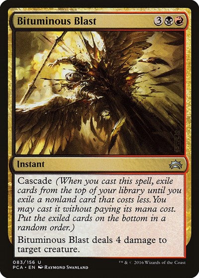 Bituminous Blast (Planechase Anthology) Near Mint