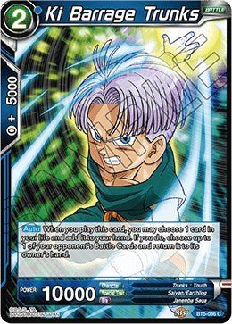 Ki Barrage Trunks (Miraculous Revival) Near Mint - Nick Nack's Full Frontal Attack