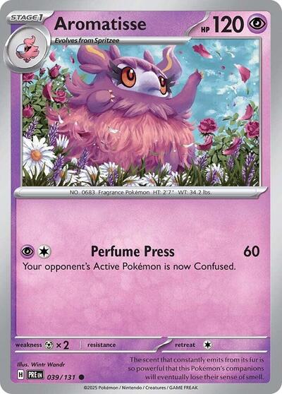 Aromatisse (SV: Prismatic Evolutions) Near Mint