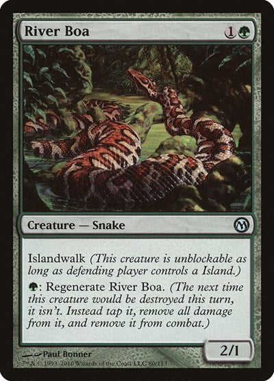 River Boa (Duels of the Planeswalkers) Near Mint