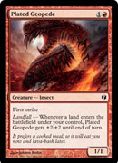 Plated Geopede (Duel Decks: Venser vs Koth) Near Mint