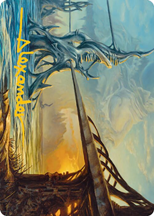 Carte d'art Razortide Bridge (Signature dorée) [Modern Horizons 2 Art Series] 