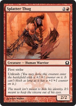 Splatter Thug (Return to Ravnica) Near Mint - Nick Nack's Full Frontal Attack