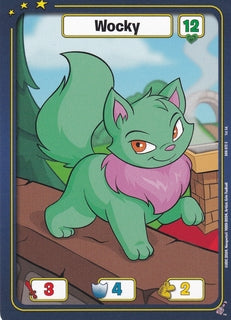 Wocky (Green - 072) [Defenders Of Neopia]