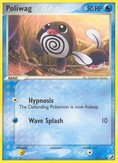 Poliwag (Unseen Forces) Light Play - Nick Nack's Full Frontal Attack