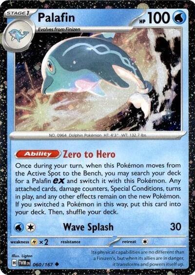 Palafin - 060/167 (Cosmos Holo) (Miscellaneous Cards & Products) Near Mint Holofoil - Nick Nack's Full Frontal Attack