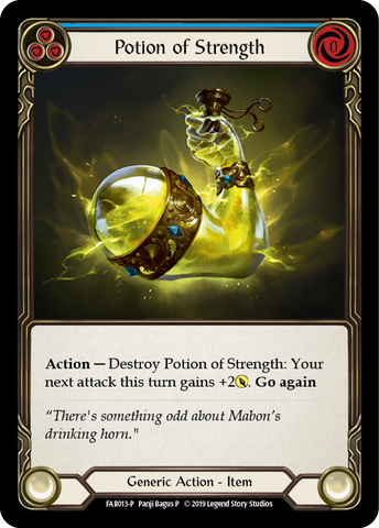 Potion de force [FAB013-P] 1ère édition Cold Foil 