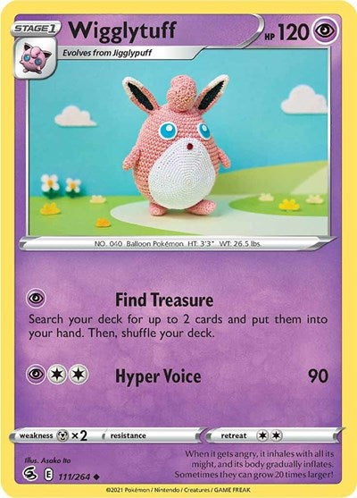 Wigglytuff (SWSH08: Fusion Strike) Near Mint