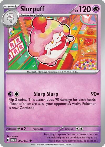 Slurpuff (SV06: Twilight Masquerade) Near Mint Reverse Holofoil - Nick Nack's Full Frontal Attack