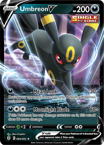 Umbreon V (094/203) [Épée &amp; Bouclier : Cieux en évolution] 