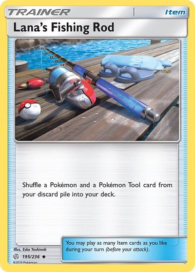Lana's Fishing Rod (SM - Cosmic Eclipse) Near Mint - Nick Nack's Full Frontal Attack