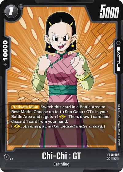 Chi - Chi : GT (Dual Evolution) Near Mint - Nick Nack's Full Frontal Attack