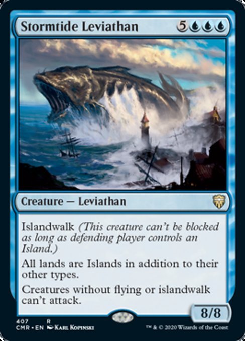 Stormtide Leviathan (Commander 2020 Commander Legends) Near Mint - Nick Nack's Full Frontal Attack