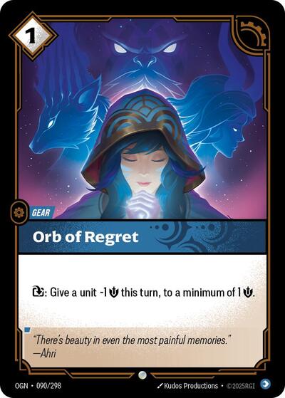 Orb of Regret (Origins) Near Mint - Nick Nack's Full Frontal Attack