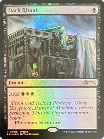 Dark Ritual (Graphic Novel Insert) (Promos: Media) Near Mint Foil