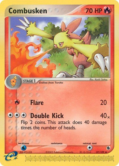 Combusken - 27 (Ruby and Sapphire) Near Mint - Nick Nack's Full Frontal Attack