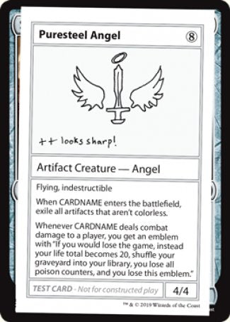 Puresteel Angel (Édition 2021) [Mystery Booster Playtest Cards] 