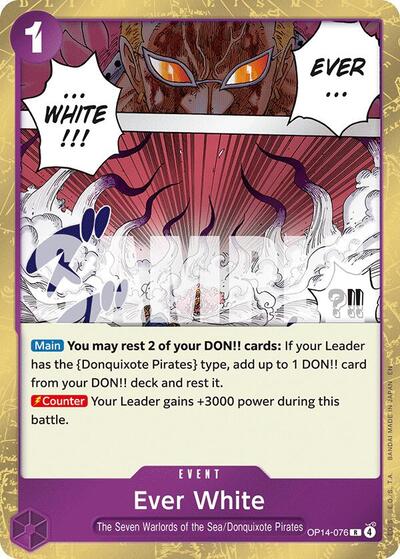 Ever White (The Azure Sea's Seven) Near Mint Foil - Nick Nack's Full Frontal Attack