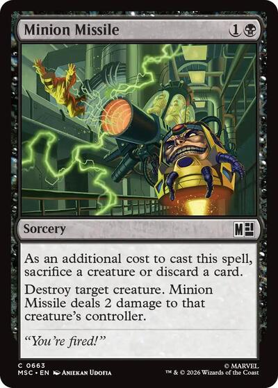 Minion Missile (Commander: Marvel Super Heroes) Near Mint