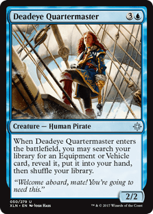 Deadeye Quartermaster (Ixalan) Near Mint - Nick Nack's Full Frontal Attack
