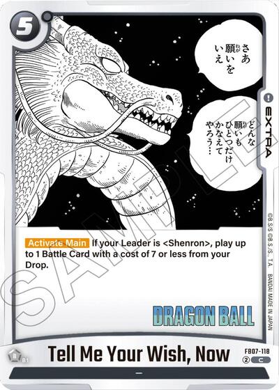 Tell Me Your Wish, Now (Manga Booster 02) Near Mint Holofoil - Nick Nack's Full Frontal Attack