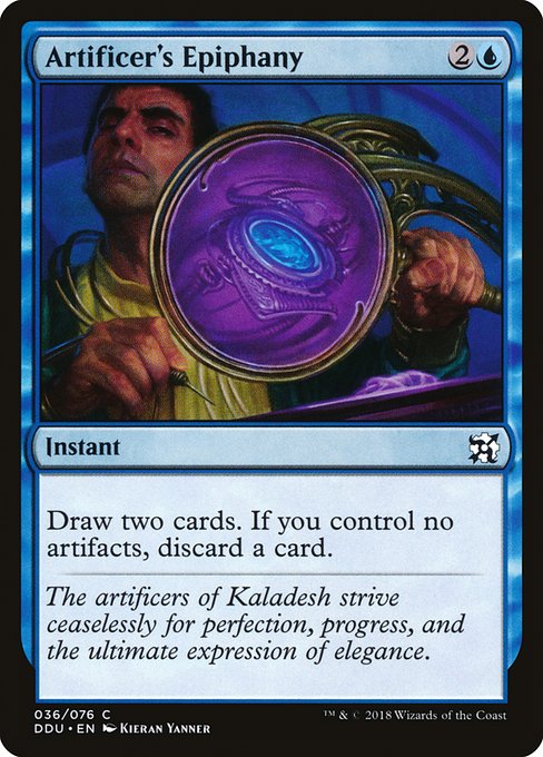 Artificer's Epiphany (Duel Decks: Elves vs Inventors) Near Mint