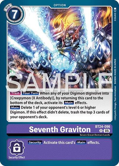 Seventh Graviton (Time Stranger) Near Mint Foil - Nick Nack's Full Frontal Attack