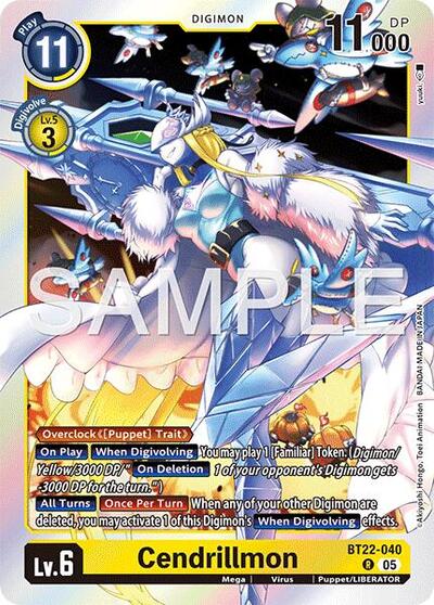 Cendrillmon (Cyber Eden) Near Mint Foil