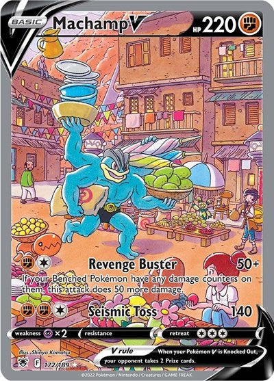 Machamp V (Alternate Full Art) (SWSH10: Astral Radiance) Near Mint Holofoil
