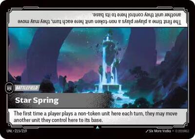 Star Spring (Unleashed) Near Mint
