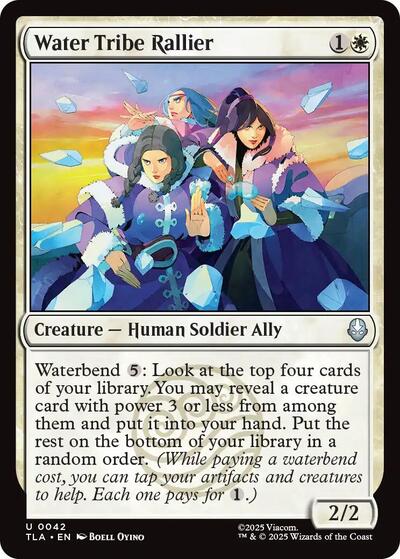 Water Tribe Rallier (Avatar: The Last Airbender) Near Mint - Nick Nack's Full Frontal Attack